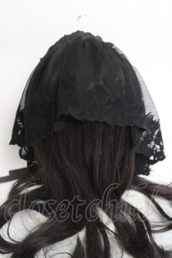 画像3: ATELIER　Ruby / フラワーレースヘッドドレス  黒 Y-26-04-05-050-EL-AC-SZ-ZY