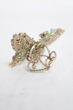 画像3: axes femme / 蝶×ローズリング  サックス×ゴールド Y-26-04-05-005-AX-AC-SZ-ZY