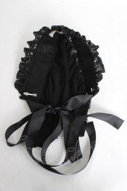 画像6: ATELIER　Ruby / フラワーレースヘッドドレス  黒 Y-26-04-05-050-EL-AC-SZ-ZY
