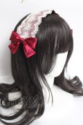 Pina sweetcollection / ドールレースカチューシャ  ワイン Y-26-04-05-052-LO-AC-AS-ZY