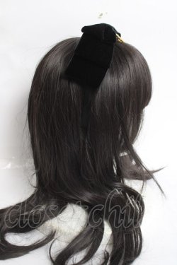 画像3: BABY, THE STARS SHINE BRIGHT / ベルベットリボンカチューシャ  黒 Y-26-04-05-053-BA-AC-AS-ZY