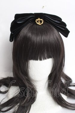 画像4: BABY, THE STARS SHINE BRIGHT / ベルベットリボンカチューシャ  黒 Y-26-04-05-053-BA-AC-AS-ZY