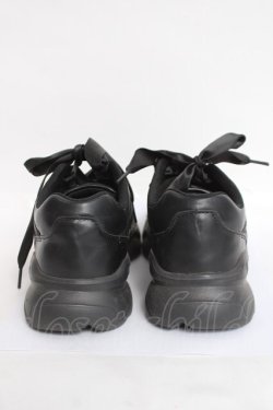 画像3: m petit by misako / ハートチュールスニーカー M 黒 Y-26-04-05-055-LO-SH-SZ-ZY