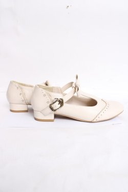 画像4: m petit by misako / AMPUリボンストラップパンプス L 生成り Y-26-04-05-058-LO-SH-SZ-ZY