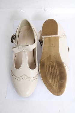 画像5: m petit by misako / AMPUリボンストラップパンプス L 生成り Y-26-04-05-058-LO-SH-SZ-ZY