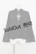 axes femme POETIQUE / オリエンタルバタフライブラウス  黒 Y-26-04-05-060-AX-BL-SZ-ZY