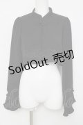 axes femme kawaii / チャイナ釦ボレロ M 黒 Y-26-04-05-061-AX-TO-SZ-ZY