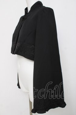 画像2: axes femme kawaii / チャイナ釦ボレロ M 黒 Y-26-04-05-061-AX-TO-SZ-ZY