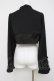 画像3: axes femme kawaii / チャイナ釦ボレロ M 黒 Y-26-04-05-061-AX-TO-SZ-ZY (3)