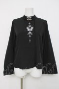 axes femme POETIQUE / オリエンタルバタフライブラウス  黒 Y-26-04-05-062-AX-BL-SZ-ZY