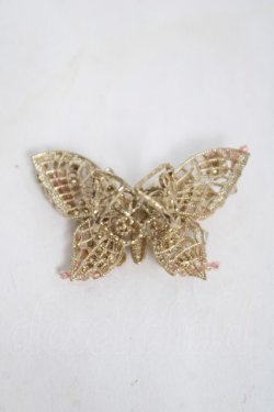 画像4: axes femme / 蝶×ローズリング  ピンク×ゴールド Y-26-04-05-006-AX-AC-SZ-ZY