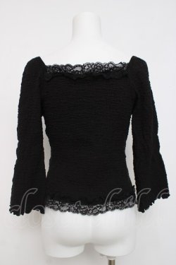 画像2: axes femme / レースアッププルオーバー  黒 Y-26-04-05-069-AX-TO-SZ-ZY