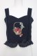 画像1: Fi.n.t / ストロベリーバスケット刺繍ビスチェ  紺 Y-26-04-05-070-CA-TO-AS-ZY (1)