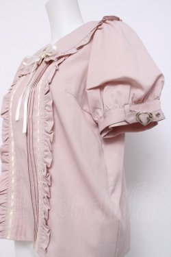 画像2: Honey Cinnamon / 袖ベルトブラウス  ピンク Y-26-04-05-071-LO-BL-SZ-ZY