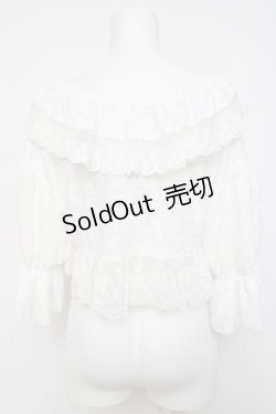 画像2: merry jenny / スカラップfrillボレロ F ホワイト Y-26-04-05-073-LO-TO-SZ-ZY