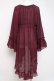 画像2: axes femme / オフショル風フリルガウン  ワイン Y-26-04-05-081-AX-TO-SZ-ZY (2)