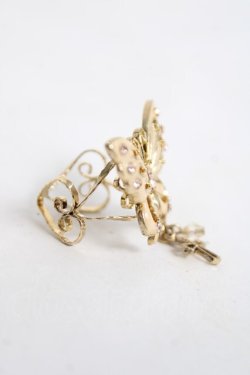 画像2: axes femme / 蝶×十字架リング  ゴールド Y-26-04-05-009-AX-AC-SZ-ZY