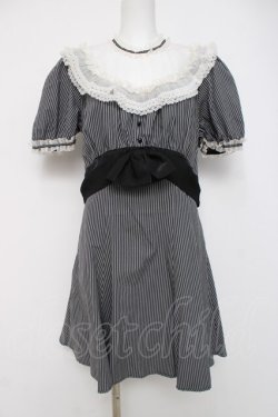 画像1: DARK IN LOVE / レースデザインワンピース XL グレーｘ黒 Y-26-04-05-094-PU-OP-AS-ZY