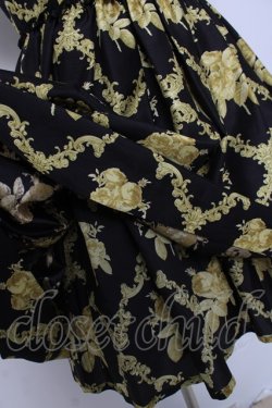 画像4: JESUS DIAMANTE / バロックドールNewトランプ薔薇ワンピース 40 黒 Y-26-04-05-097-JE-OP-AS-ZY