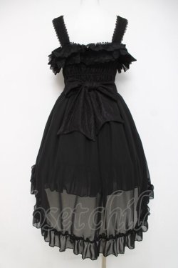 画像3: ATELIER PIERROT / -Blooming Rose- フィッシュテールジャンパースカート  黒 Y-26-04-05-102-EL-OP-AS-ZY