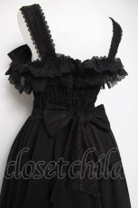 画像4: ATELIER PIERROT / -Blooming Rose- フィッシュテールジャンパースカート  黒 Y-26-04-05-102-EL-OP-AS-ZY (4)