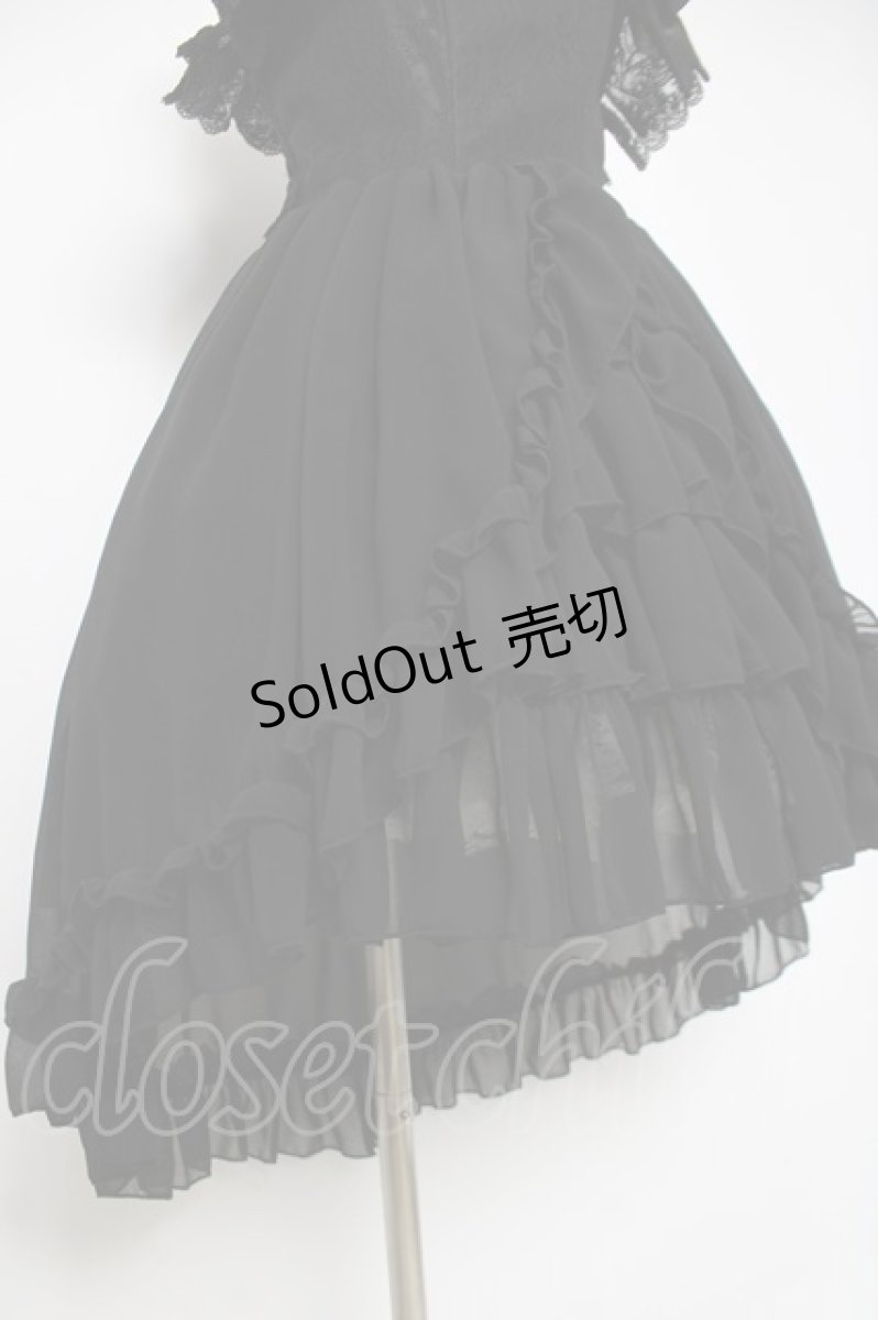 画像6: ATELIER PIERROT / -Blooming Rose- フィッシュテールジャンパースカート  黒 Y-26-04-05-102-EL-OP-AS-ZY (6)