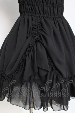 画像4: ATELIER PIERROT / シフォンシャーリングワンピース  黒 Y-26-04-05-103-EL-OP-AS-ZY