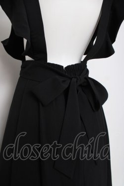 画像4: Ank Rouge / サス付きミドル丈スカート  黒 Y-26-04-05-105-CA-SK-SZ-ZY