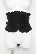 Sheglit / レースフリルコルセット  黒 Y-26-04-05-106-EL-ZA-AS-ZY