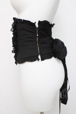 画像2: Sheglit / レースフリルコルセット  黒 Y-26-04-05-106-EL-ZA-AS-ZY