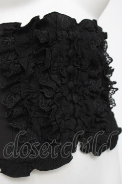 画像5: Sheglit / レースフリルコルセット  黒 Y-26-04-05-106-EL-ZA-AS-ZY