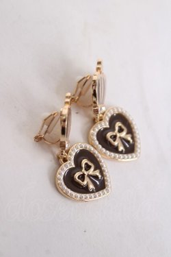 画像2: m petit by misako / AM×NIクラウンハートイヤリング  中茶 Y-26-04-05-011-LO-AC-SZ-ZY