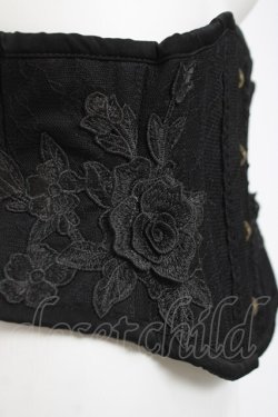 画像5: abilletage / ローズモチーフミニコルセット 4 黒 Y-26-04-05-108-GO-TO-AS-ZY
