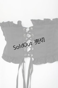 画像4: Sheglit / フロッキークラシカルコルセット M 黒 Y-26-04-05-109-EL-ZA-SZ-ZY