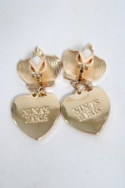 画像3: m petit by misako / AM×NIクラウンハートイヤリング  中茶 Y-26-04-05-011-LO-AC-SZ-ZY