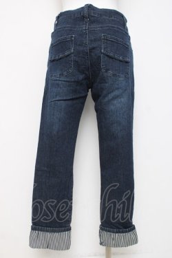 画像3: axes femme / 裾ストライプデニムパンツ  デニム Y-26-04-05-112-AX-PA-SZ-ZY