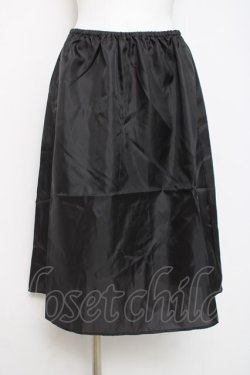 画像3: axes femme / ペチ付イレヘムレーススカート  黒 Y-26-04-05-115-AX-SK-SZ-ZY