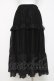画像3: axes femme / ティアードコットンレーススカート  黒 Y-26-04-05-116-AX-CO-SZ-ZY (3)