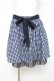 画像1: axes femme / ギンガムチェック柄スカート  紺 Y-26-04-05-121-AX-SK-SZ-ZY (1)