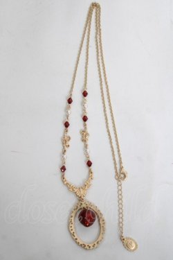 画像2: axes femme POETIQUE / ベリーフレームネックレス  ゴールド Y-26-04-05-013-AX-AC-SZ-ZY