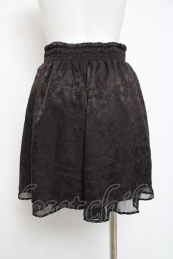 画像2: axes femme / アソート柄編上ショートパンツ M 黒 Y-26-04-05-123-AX-PA-SZ-ZY