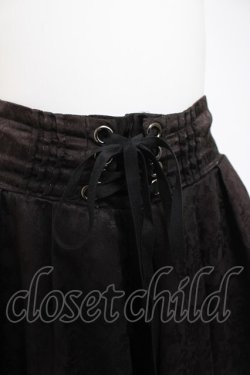 画像3: axes femme / アソート柄編上ショートパンツ M 黒 Y-26-04-05-123-AX-PA-SZ-ZY