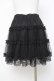 画像2: axes femme POETIQUE / チュールティアードミニスカート  黒 Y-26-04-05-124-AX-SK-AS-ZY (2)