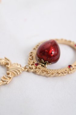 画像3: axes femme POETIQUE / ベリーフレームネックレス  ゴールド Y-26-04-05-013-AX-AC-SZ-ZY