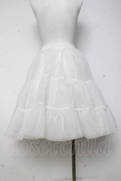 画像2: Hoshibako Works / 60cm ボリュームチュールパニエスカート  ホワイト Y-26-04-05-128-LO-SK-SZ-ZY
