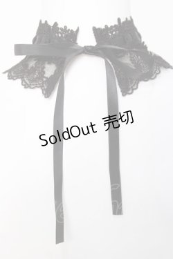 画像2: ATELIER PIERROT / レースチョーカー  黒 Y-26-04-05-015-EL-ZA-AS-ZY