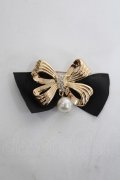 m petit by misako / AMPLリボンブローチ  中金 Y-26-04-05-020-LO-AC-SZ-ZY