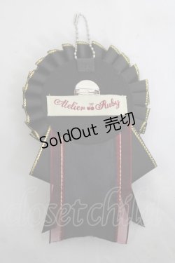 画像2: ATELIER　Ruby / ロゼットチャームブローチ  ワイン Y-26-04-05-032-EL-ZA-AS-ZY