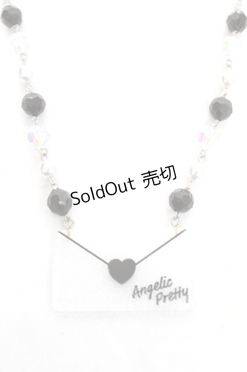 画像1: Angelic Pretty / Lovely Love Letterネックレス  黒 Y-26-04-07-001-AP-AC-SZ-ZY (1)