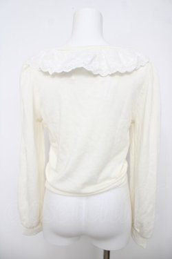 画像2: Ank Rouge / レース衿裏毛SETUP M アイボリー Y-26-04-07-037-CA-TO-SZ-ZY